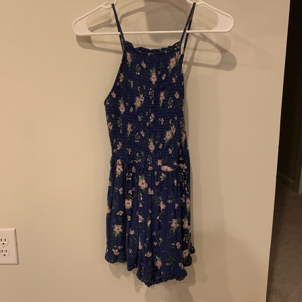 American Eagles floral print romper